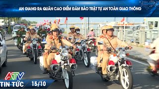 AN GIANG RA QUÂN CAO ĐIỂM ĐẢM BẢO TRẬT TỰ AN TOÀN GIAO THÔNG