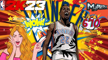 99 OVERALL KEVIN DURANT BUILD is UNGUARDABLE!!! NBA2K23 MyPARK Gameplay