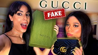 DEI UMA GUCCI *FALSA* PARA MINHA MELHOR AMIGA!!!