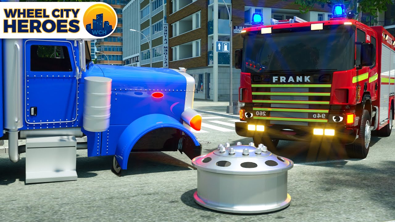 Грузовик фрэнк. Fire Truck Frank. Wheel City Heroes Frank. Игрушки заправка Truck stop самосвал.