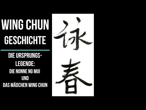 Wing Chun Entstehungsgeschichte - Die Ursprungs Legende: Die Nonne Ng Mui & das Mädchen Wing Chun