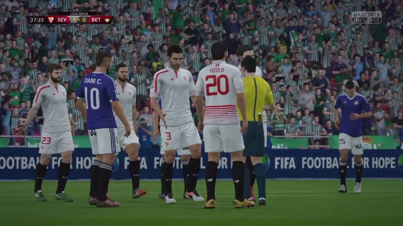 SEVILLA VS BETIS - FIFA16 - YouTube