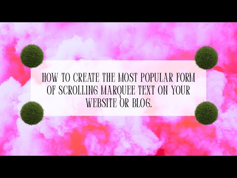 💻 How to Add Scrolling Marquee Text to Your Blogger Website (Blogspot) | Boss Babe Branding Hack 💸🔥