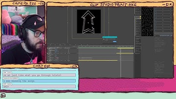 Chill Art Stream | Animated Emotes | Clip Studio Paint | After Effects