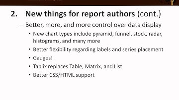 New Features in SQL Server 2008 Reporting Services - Part 2