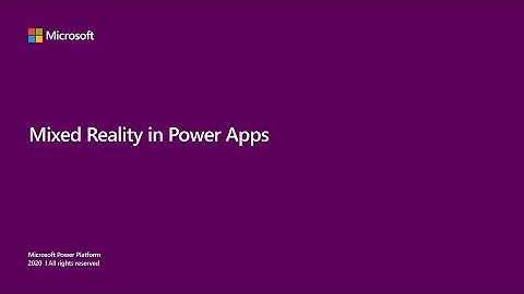 Mixed reality in Power Apps