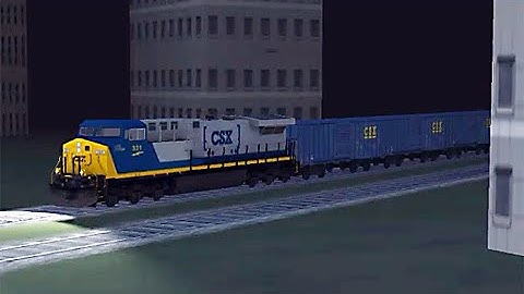 Train Sim - Japan Using GE AC4400CW at Night - Simulasi Kereta Api