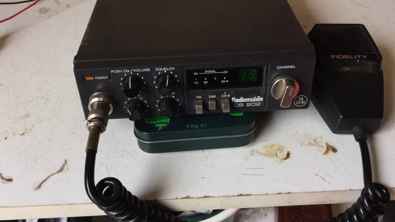Radiomobile CB202 40 Channel FM CB Radio YouTube