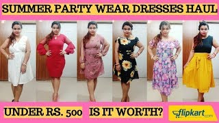 Hi everyone and welcome to my channel. here i do a review/haul for the
summer party wear dresses that got from flipkart under rs. 500 which
are very afford...