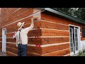 Log Cabin on a budget! DIY construction hack