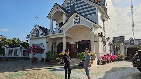 Đi thăm chú Huỳnh Tấn Đức tại Biệt Thự Gò Công sau 5 năm gặp mặt. Nguyễn Tất Thắng