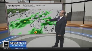 Gusty winds, rain expected for Maryland before skies clear for weekend