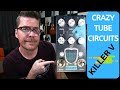 Crazy tube circuits killer v magnatone style overdive  vibrato pedal