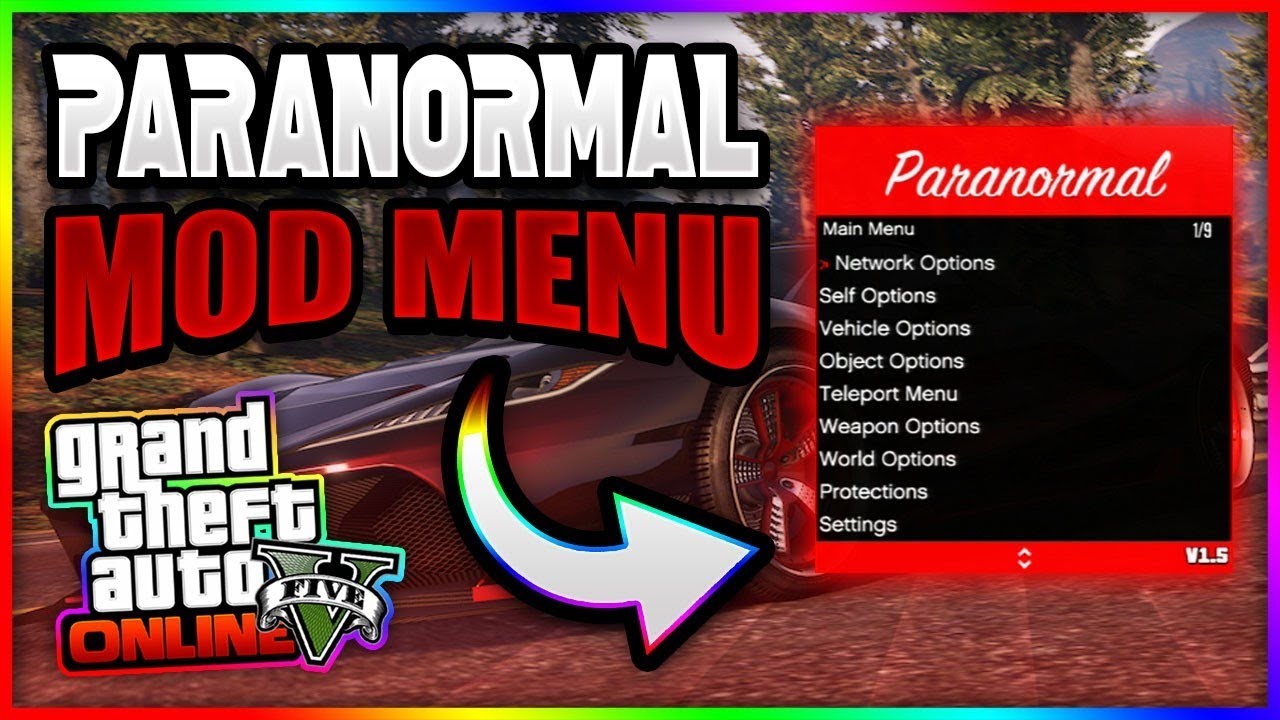 GTA 5 ONLINE - PARANORMAL V1.5 INSANE *FREE* MOD MENU SHOWCASE! + DOWNLOAD! (GTA V MODS)