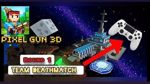 Pixel Gun 3D | But On a PS4 Controller! - Team Deathmatch ( Mobile Gameplay ) 