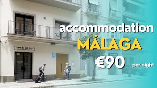 This accommodation in Malaga costs €90 per night