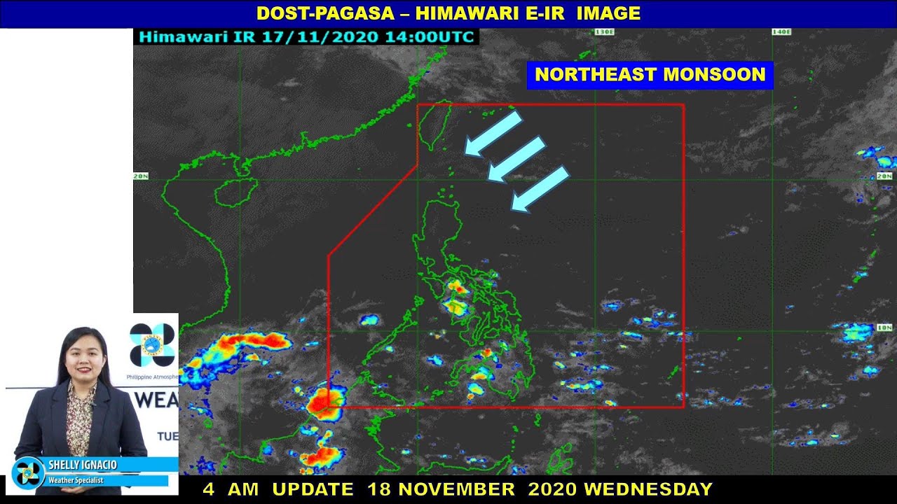 Public Weather Forecast Issued at 4:00 PM November 18, 2020