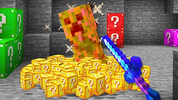 Minecraft, but Every Drop is Lucky...