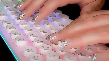 ASMR Sleep Inducing Keyboard Typing 5 Different Keyboards ( No Talking )