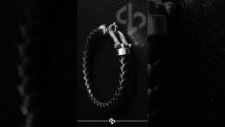 Estilo e Proteção: Pulseira Masculina de Couro Genuíno com Ferradura e Fecho Lagosta | Sr Lordre