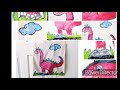 Diy Tote bag painting / Easy fabric painting/ simple dinosaur painting / cute dinosaur painting