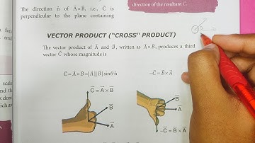 Vector product of two vectors | Kinematics | Class 11 Physics | In Tamil | Shivani