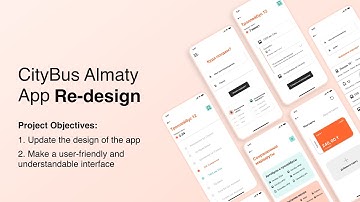 Redesign app of public transport routes - project video for Upwork