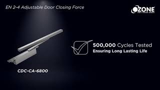Cam Action Concealed Door Closer | CDC-CA-6800 Certified Door Closer Manufacturer | Ozone Hardware screenshot 4