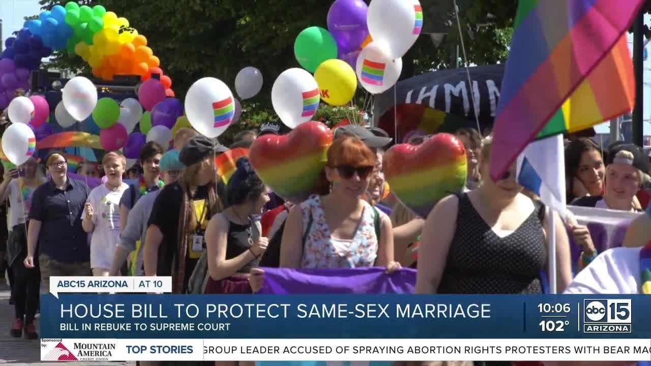 House bill to codify the right to same sex marriage - YouTube
