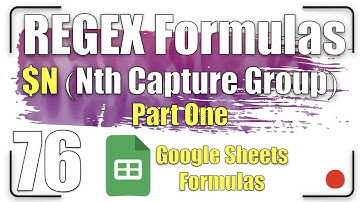 $n (nth capture group) - Part One | REGEX Formulas 76