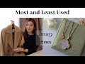 Most and Least Used Luxury Items (Best and Worst?)最常用和最少用的名牌物品