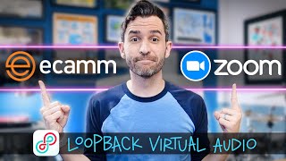 Use Loopback for Ecamm Audio with Zoom!