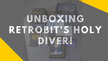 Unboxing HOLY DIVER (NES) Retro-Bit Collector