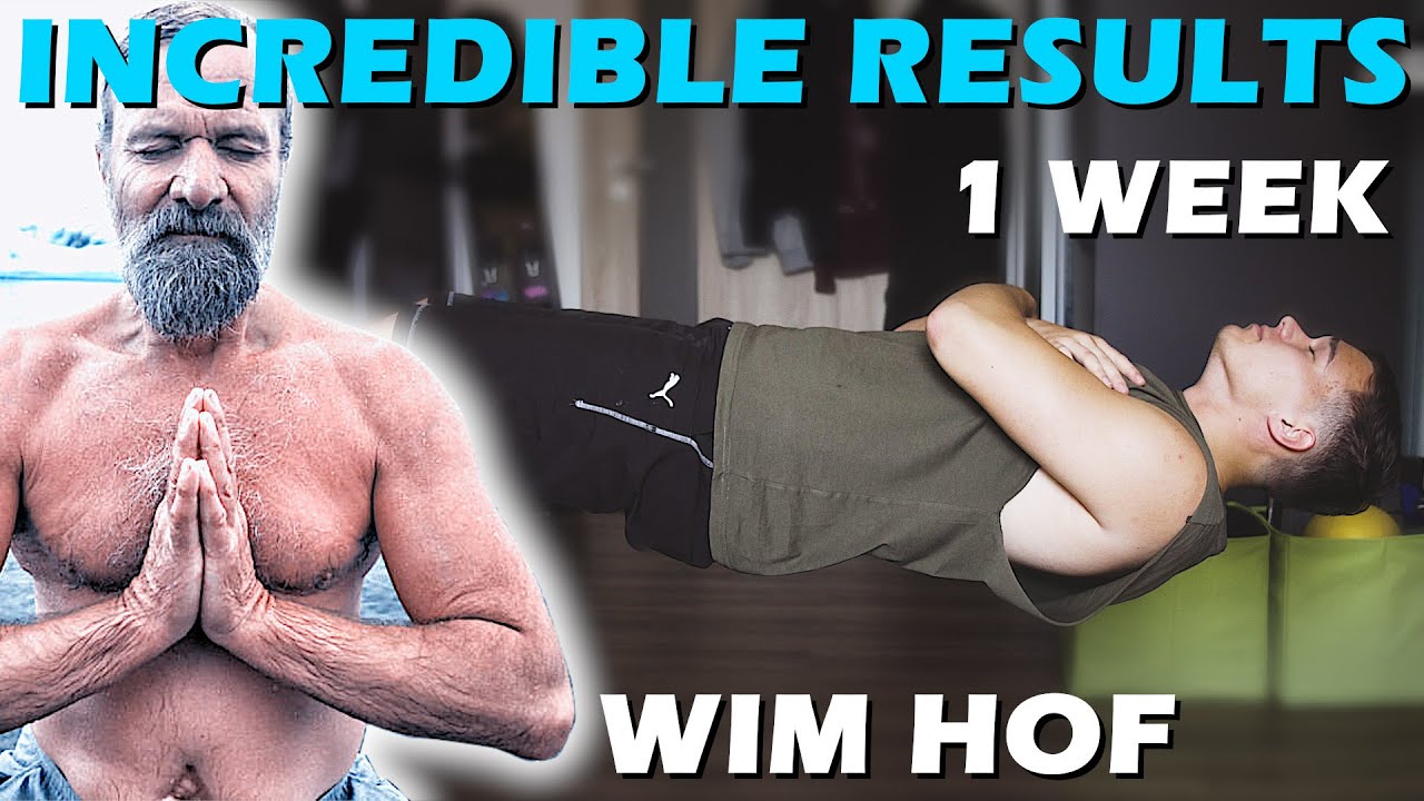 WIM HOF METHODS EVERYDAY | Incredible results after ONE WEEK [breathing, cold shower]