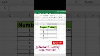 #excel How to Multiply Numbers in 5 Seconds! | Excel Secrets Part 49 ⚡#excel #shorts #shortvideo