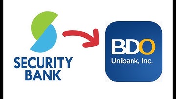 Security Bank to BDO transfer