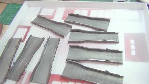 Building The Walthers Ore Dock Part 9 "Turnout & Chutes"