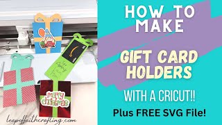 Easy DIY Gift Card Holders Made With The Cricut - Hello Creative Family