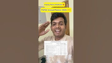 TNPSC Annual Planner 2026 #shanjucurrentaffairs