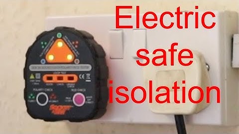ELECTRICAL SAFE ISOLATION, of a boiler to gas safe technical bulletin 118 and the new ACS criteria