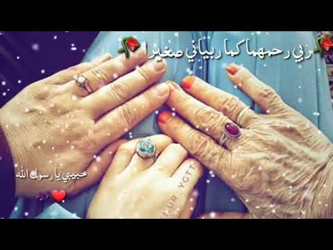 فيديو للام والاب على انشودة فضلكم يا والدي