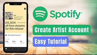 How to Make a Spotify Artist Account !