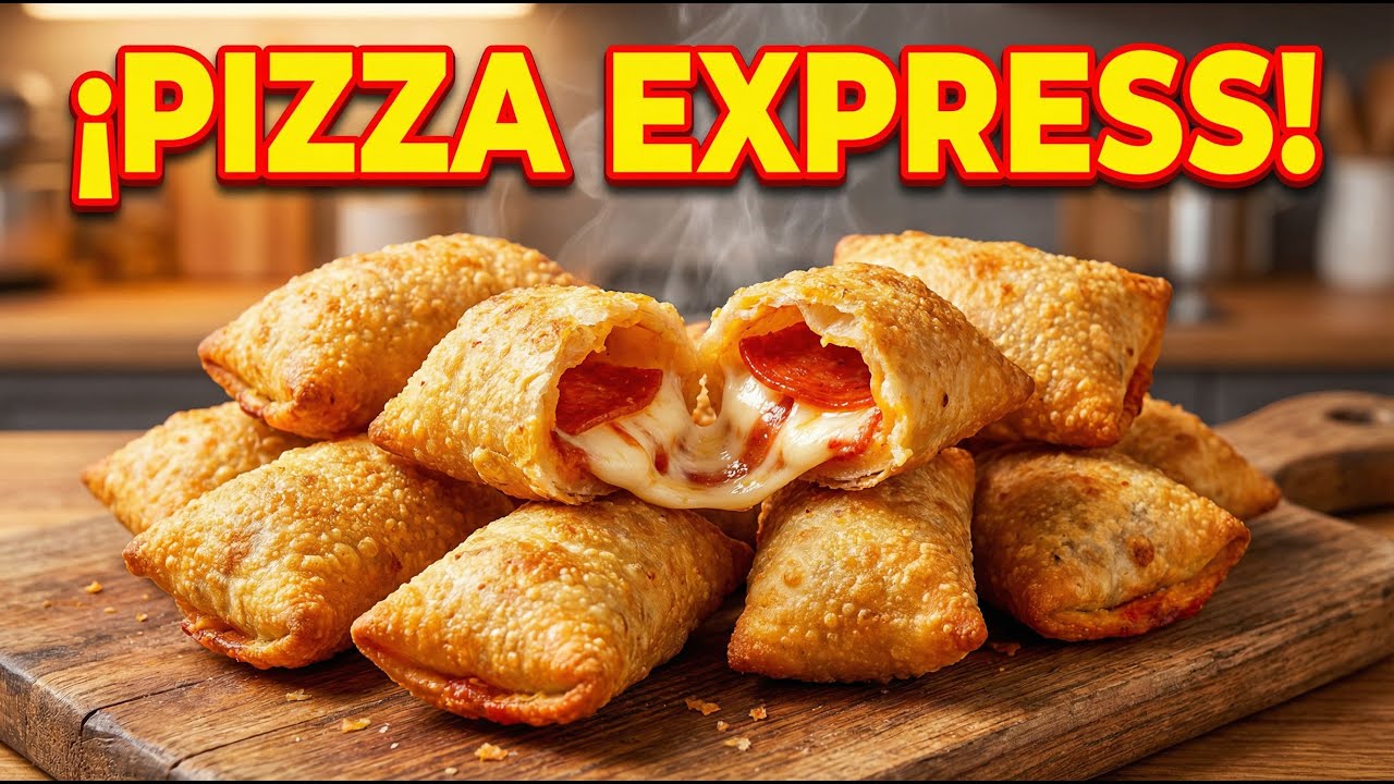 Rollitos de Pizza en 10 Minutos