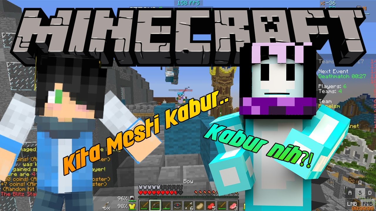 MOTTO KABUR!  Minecraft Survival Games Indonesia - YouTube