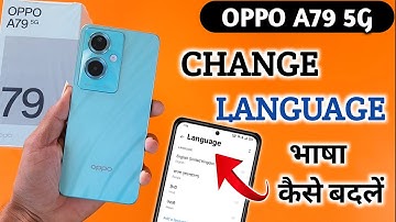 Oppo A79 Language Setting/How to Change Language in Oppo A79/Oppo A79 Change Language
