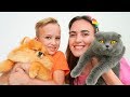 Vlad y Nikita con sus mascotas! ¡Colección de videos para toda la familia!