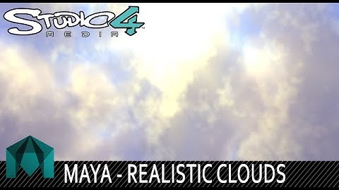 Realistic Clouds in Maya
