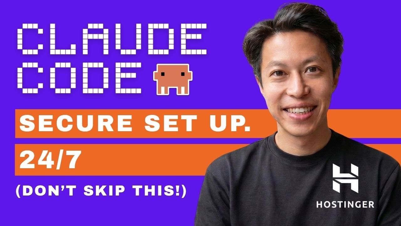 Run Claude Code 24/7 on a Secure VPS | Full Setup with Hostinger & Tailscale