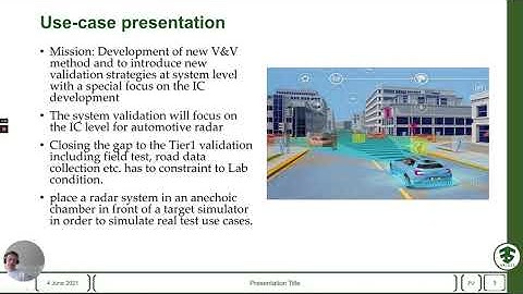 Use case 3: Radar System for ADAS