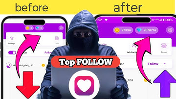 Top follow app unlimited coins 2025 😲 | Top follow hack version apk download | top follow hack